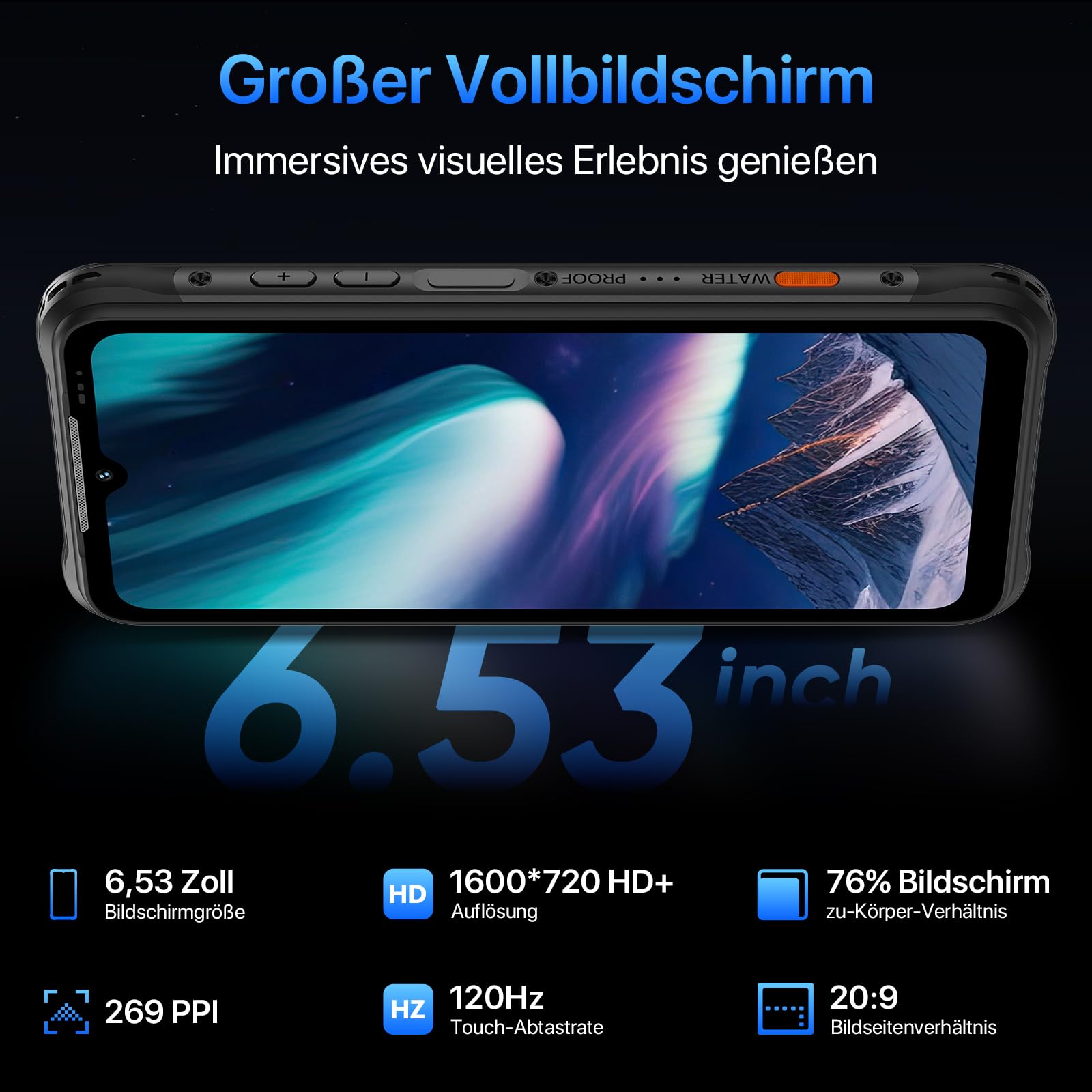 UMIDIGI BISON X20 Smartphone 128GB Outdoor-Handy IP68
