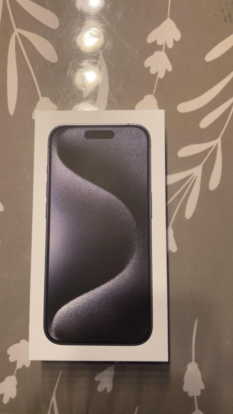 Apple iPhone 15 Pro 128GB Smartphone Titan Blau