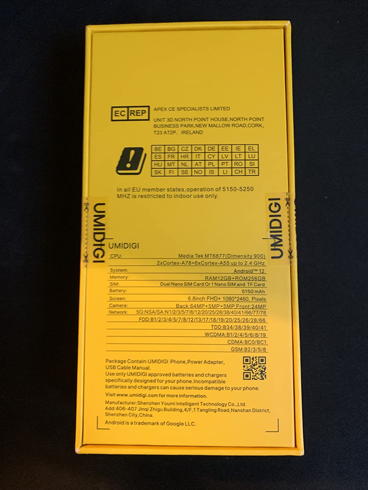 Umidigi A13 Pro Max 5G Smartphone 12+256GB 6,8 Zoll 64MP
