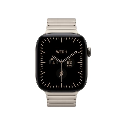 Apple Watch Gliederarmband 42 mm Armband Natur Edelstahl