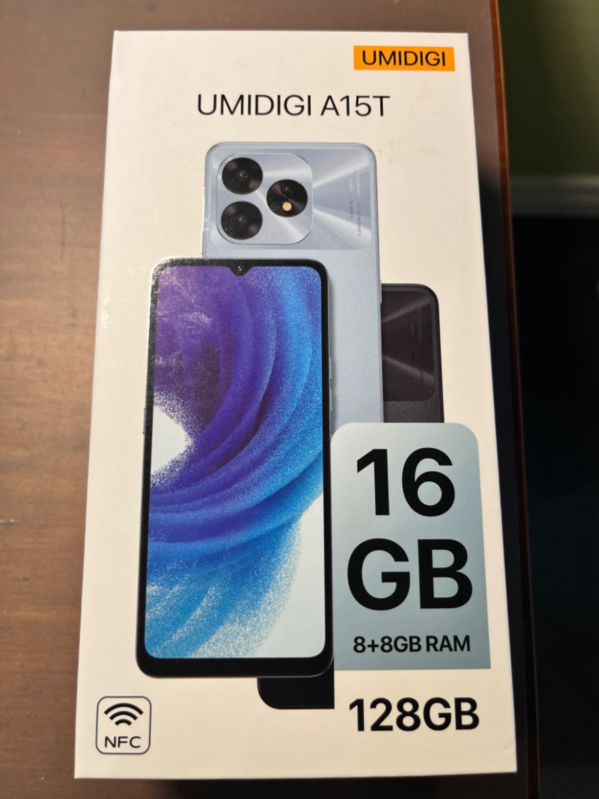 UMIDIGI A15T Smartphone 128GB 6,7" NFC Dual-SIM