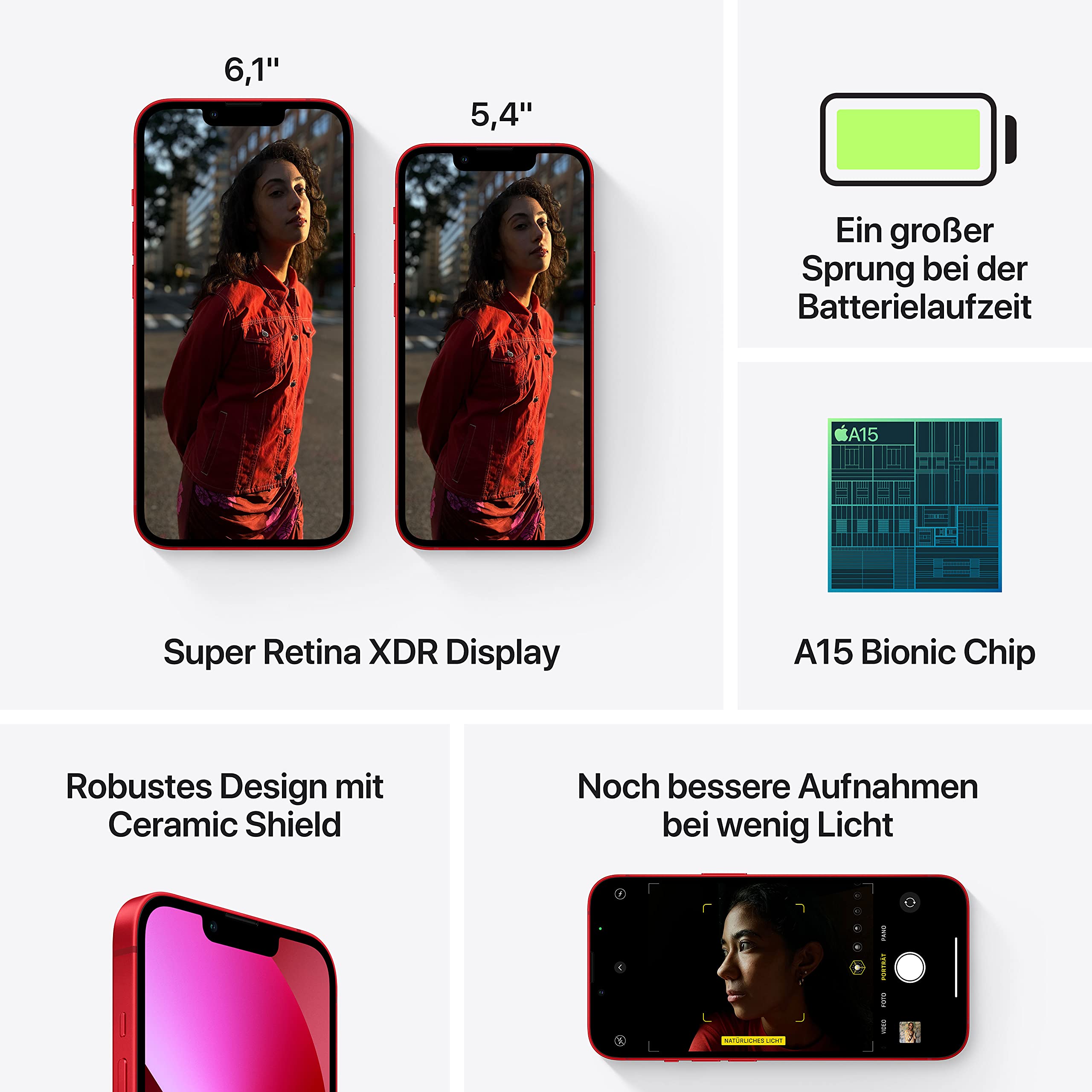 Apple iPhone 13 mini Smartphone 512 GB Rot 5G