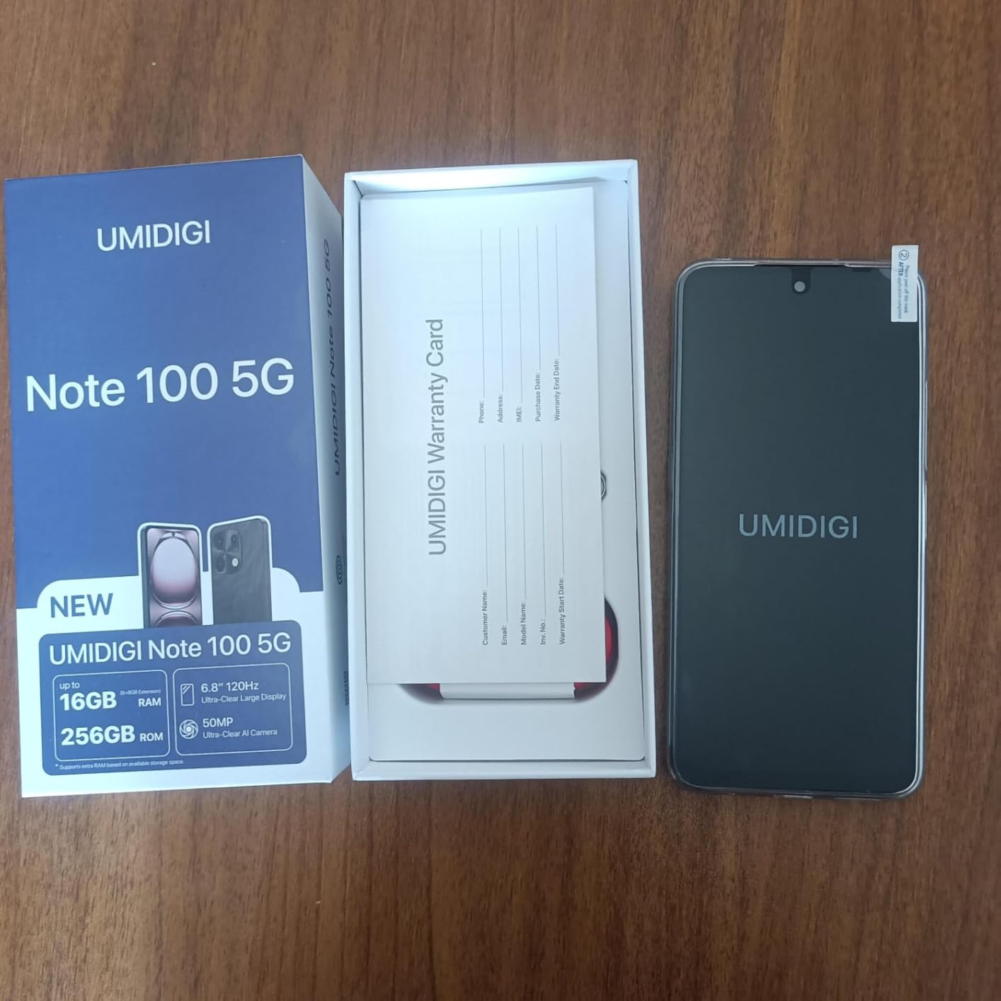 UMIDIGI Note 100 5G Smartphone 16/256GB 50MP 6,8 Zoll