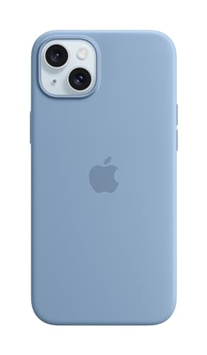 Apple iPhone 15 Plus Silikon Hülle MagSafe Schwarz