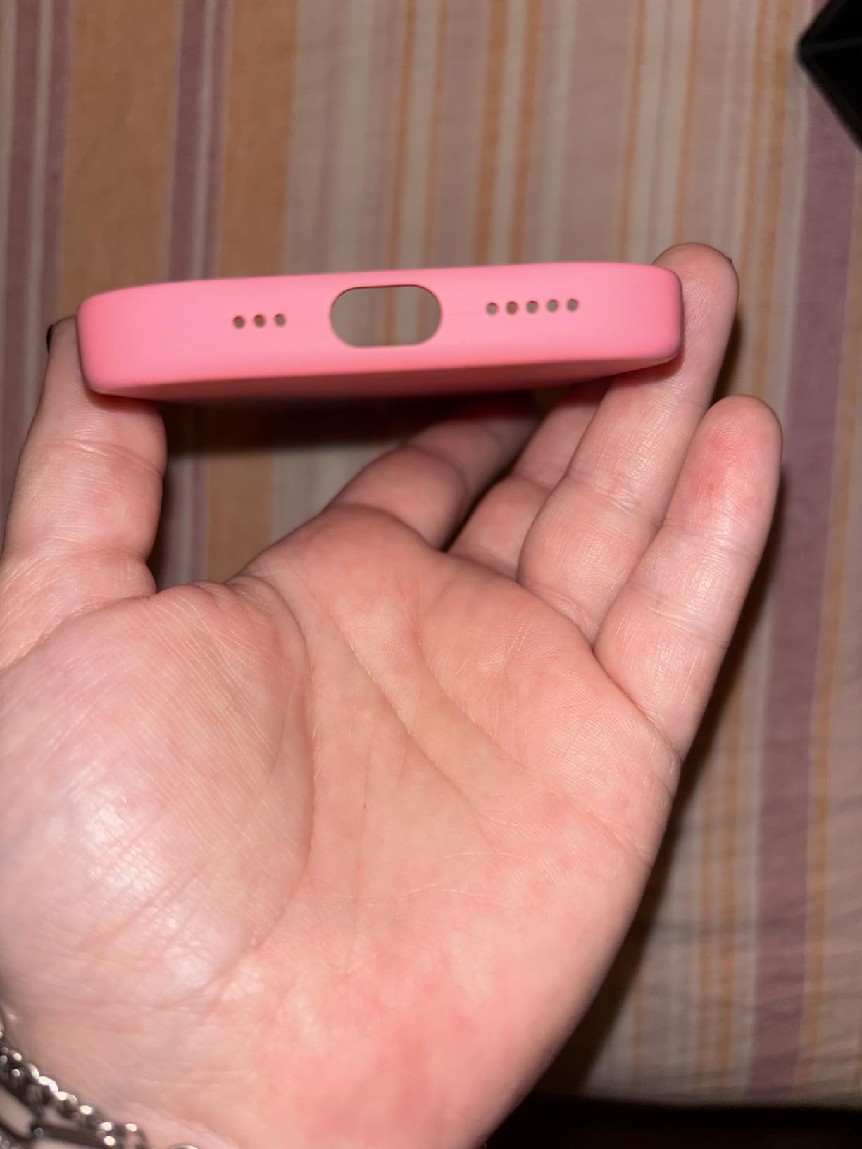 Apple iPhone 15 Silikon Case MagSafe Hülle Pink