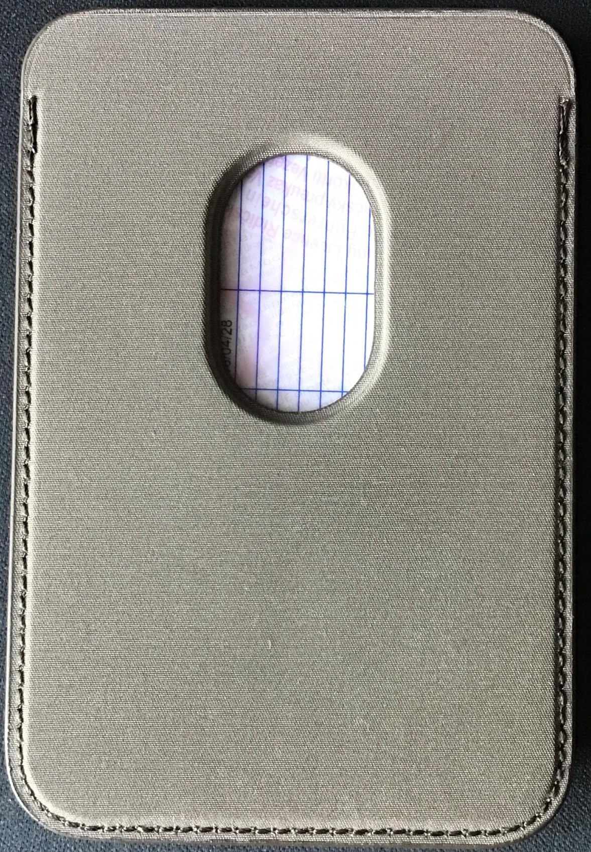 Apple iPhone Feingewebe Wallet MagSafe Schwarz Kartenetui