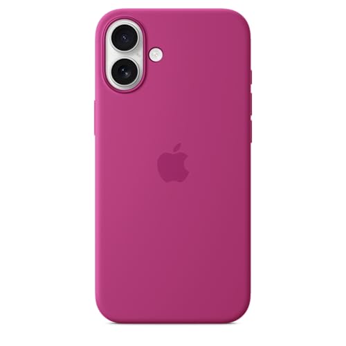 Apple iPhone 16 Plus Silikon Case MagSafe Fuchsia