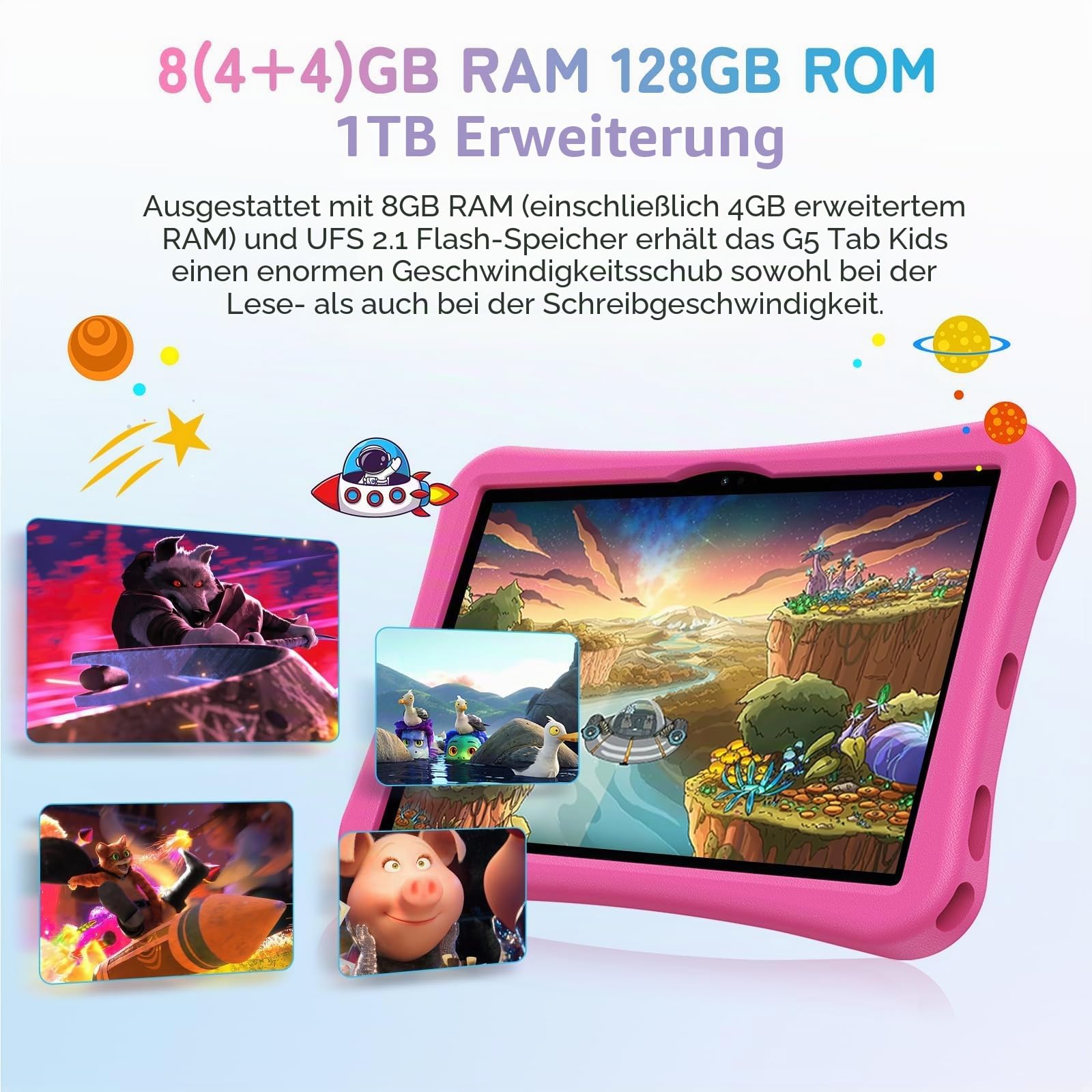 UMIDIGI G5 Kinder Tablet 10,1 Zoll Android 128GB
