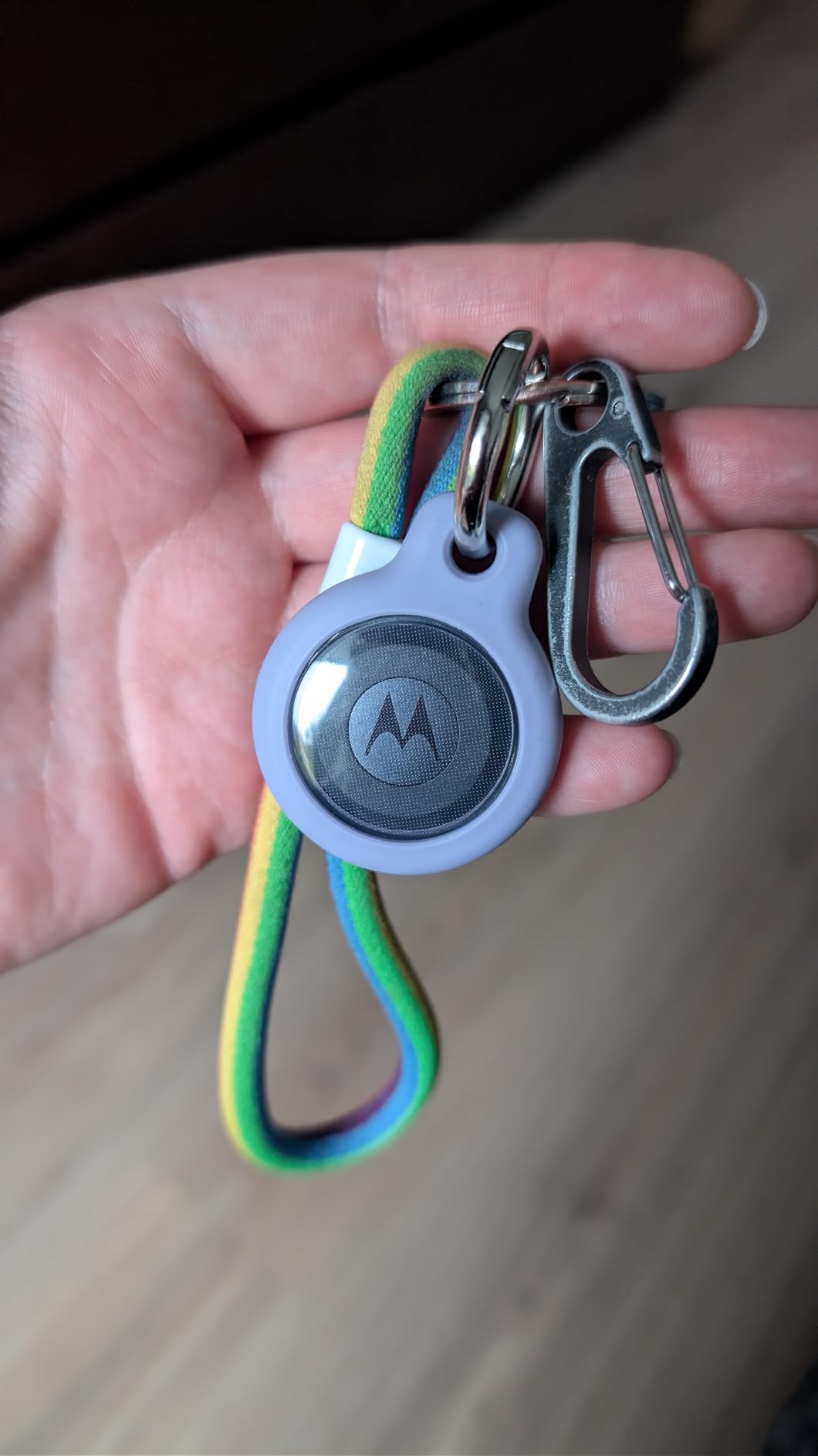 Motorola Moto Tag Smart Tracker Starlight Blue Bluetooth