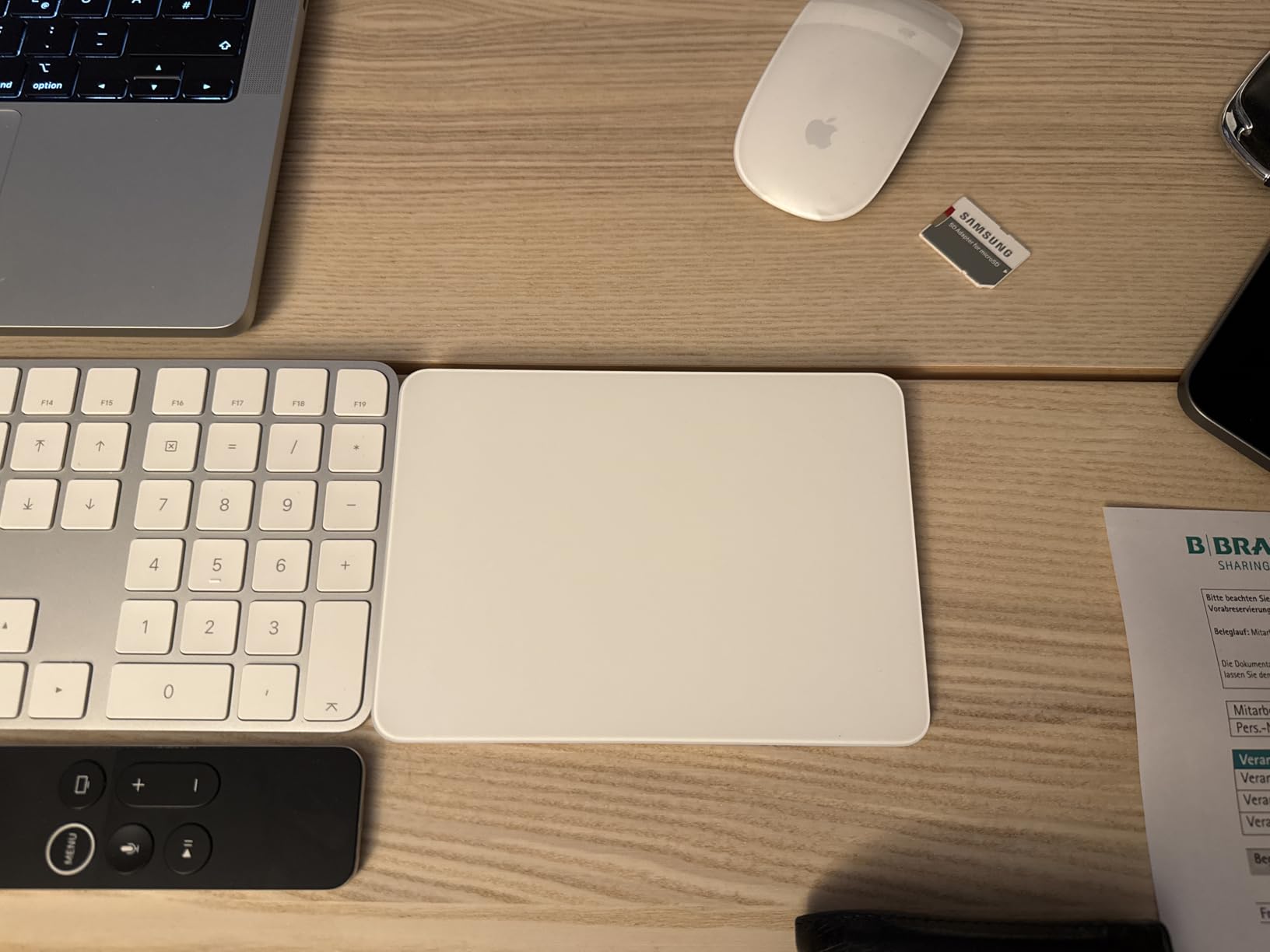 Apple Magic Trackpad Bluetooth Touchpad Schwarz USB-C