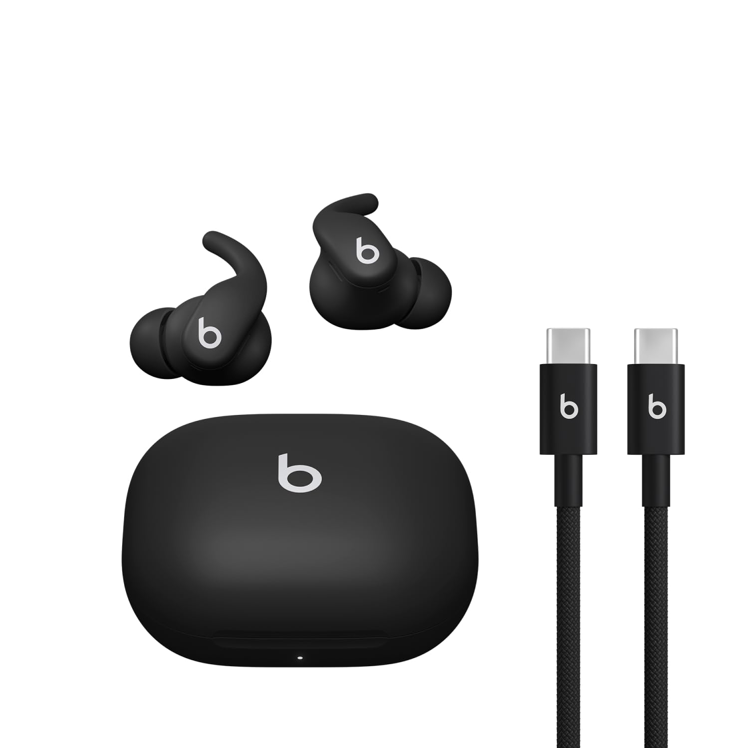 Beats Powerbeats Fit In-Ear Kopfhörer Diamantschwarz ANC