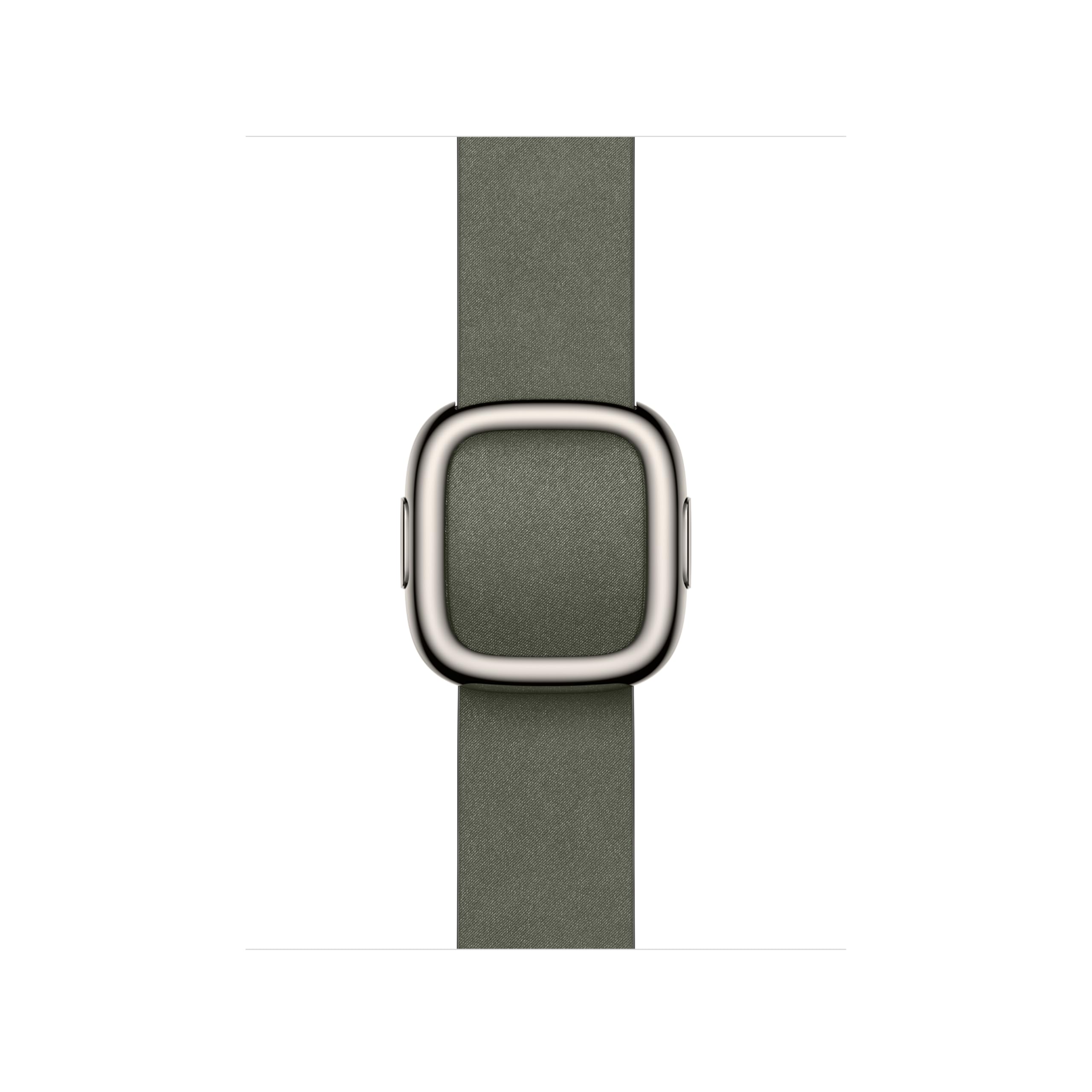 Apple Watch Armband Modern 42mm Leder Chartreuse Small