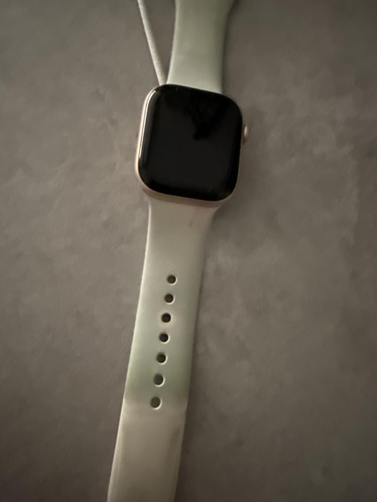 Apple Watch Sportarmband 42mm Blassrosa S/M Fluorelastomer