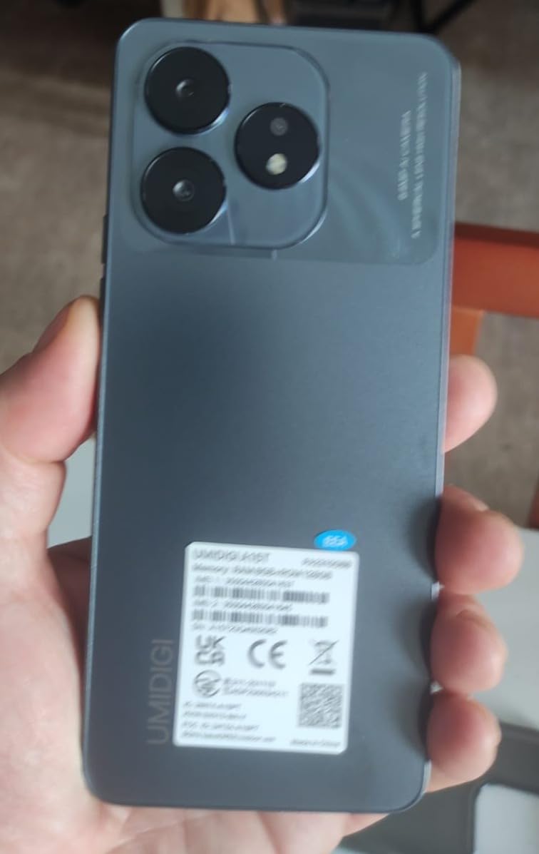 UMIDIGI A15T Smartphone 16GB/128GB Schwarz 64MP NFC