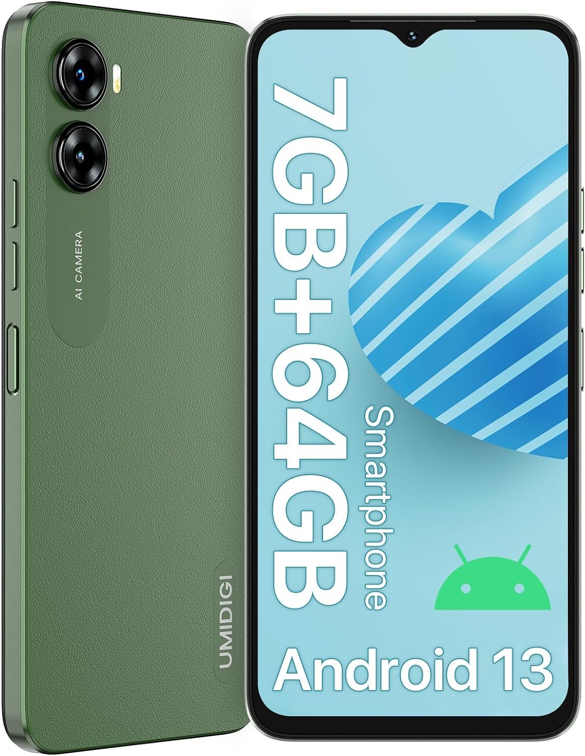Umidigi G3 Smartphone 7GB+64GB Grün 5150mAh Akku