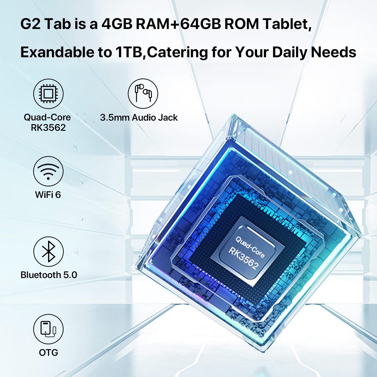 UMIDIGI G2 Tab Kinder Tablet 10,1 Zoll Grau 8GB+64GB WiFi6
