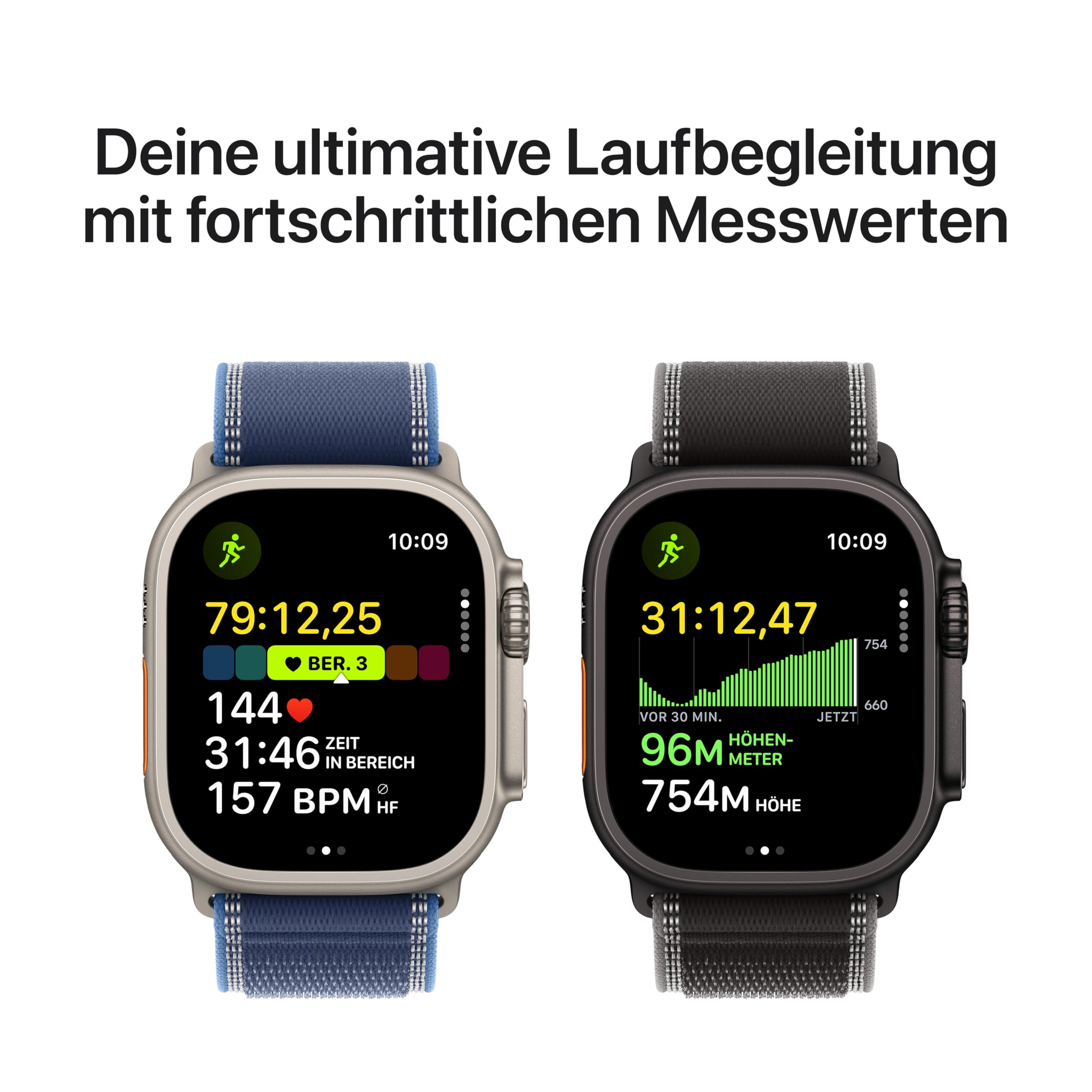 Apple Watch Ultra 3 49mm Titan Ocean Band Maritimblau
