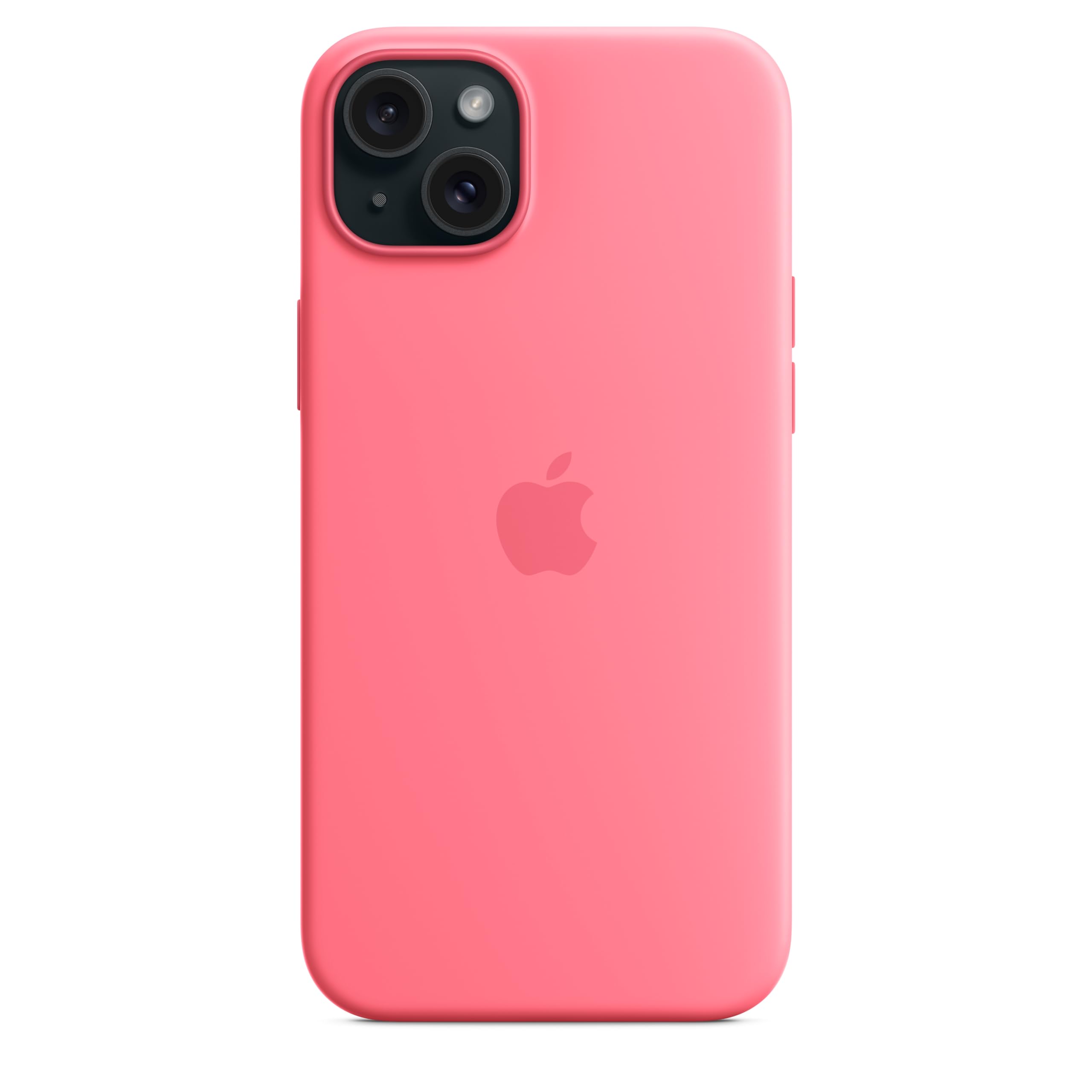 Apple iPhone 15 Plus Silikon Case MagSafe Pink