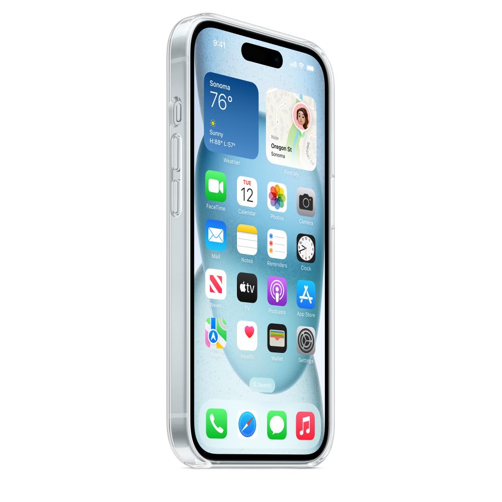 Apple iPhone 15 Clear Case MagSafe Hülle Transparent