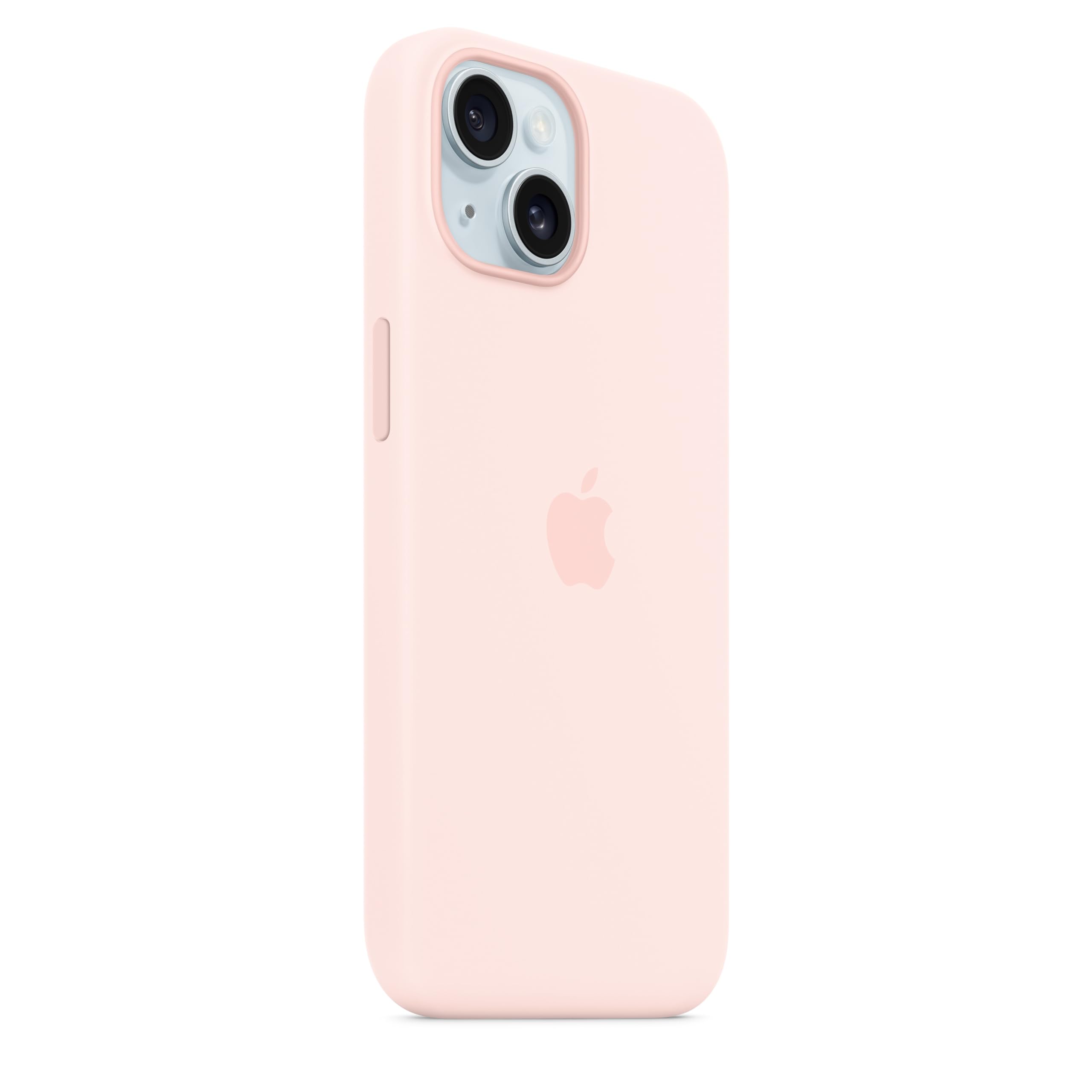 Apple iPhone 15 Silikon Case MagSafe Hellrosa Hülle