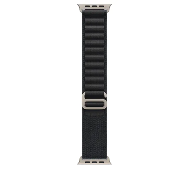 Apple Alpine Loop Armband 49 mm Schwarz M Textil