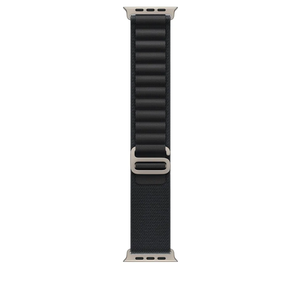 Apple Alpine Loop Armband 49 mm Schwarz M Textil