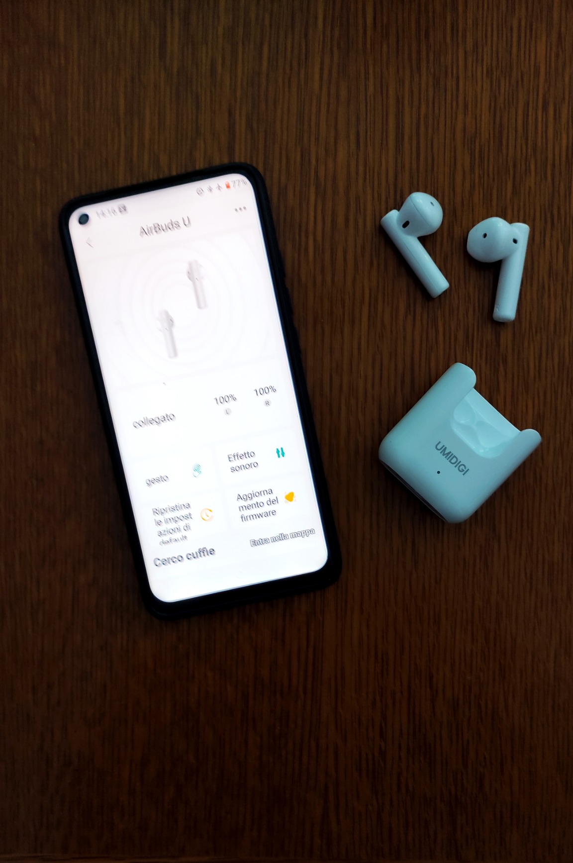 UMIDIGI AirBuds U Kopfhörer Rock Red ENC 24h