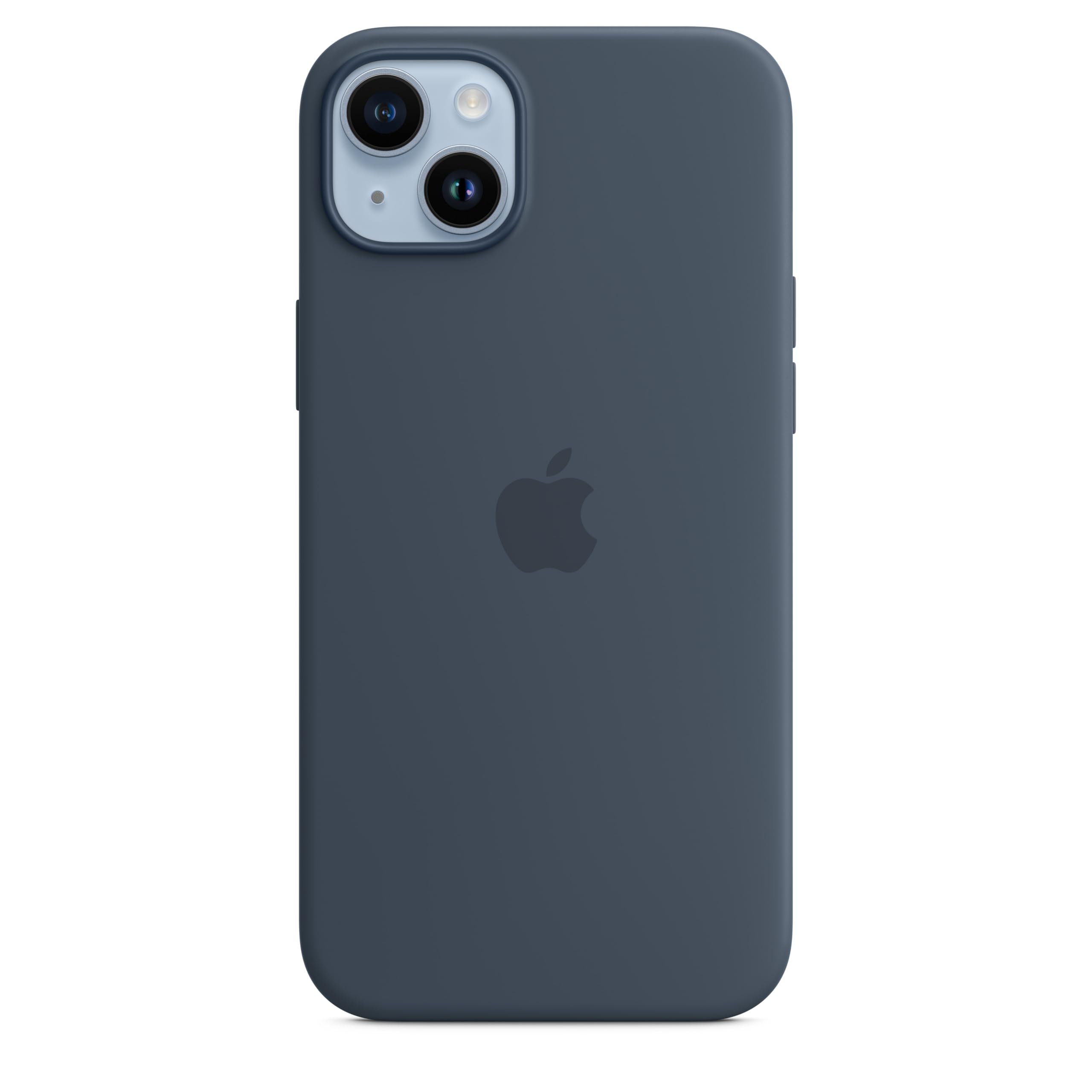 Apple iPhone 14 Plus Silikon Case MagSafe Sturmblau