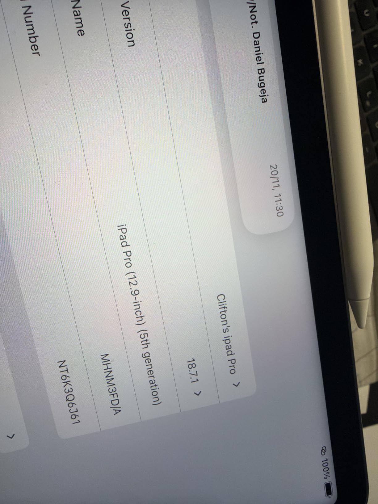 Apple iPad Magic Keyboard 13 Zoll iPad Pro M4 Tastatur Schwarz