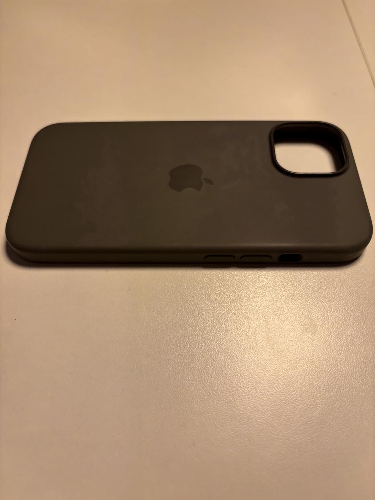 Apple iPhone 15 Silikon Hülle MagSafe Zypresse Schutzhülle