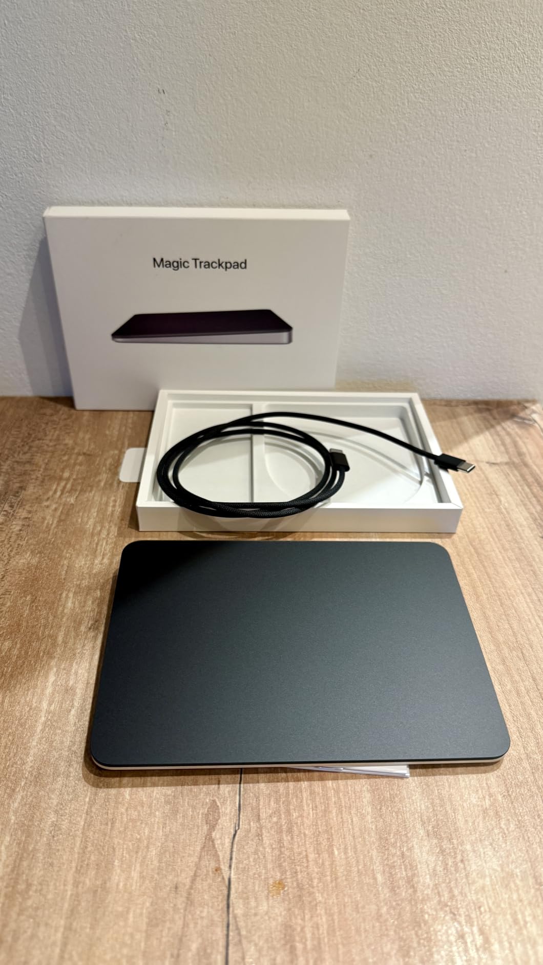 Apple Magic Trackpad Bluetooth Touchpad Schwarz USB-C