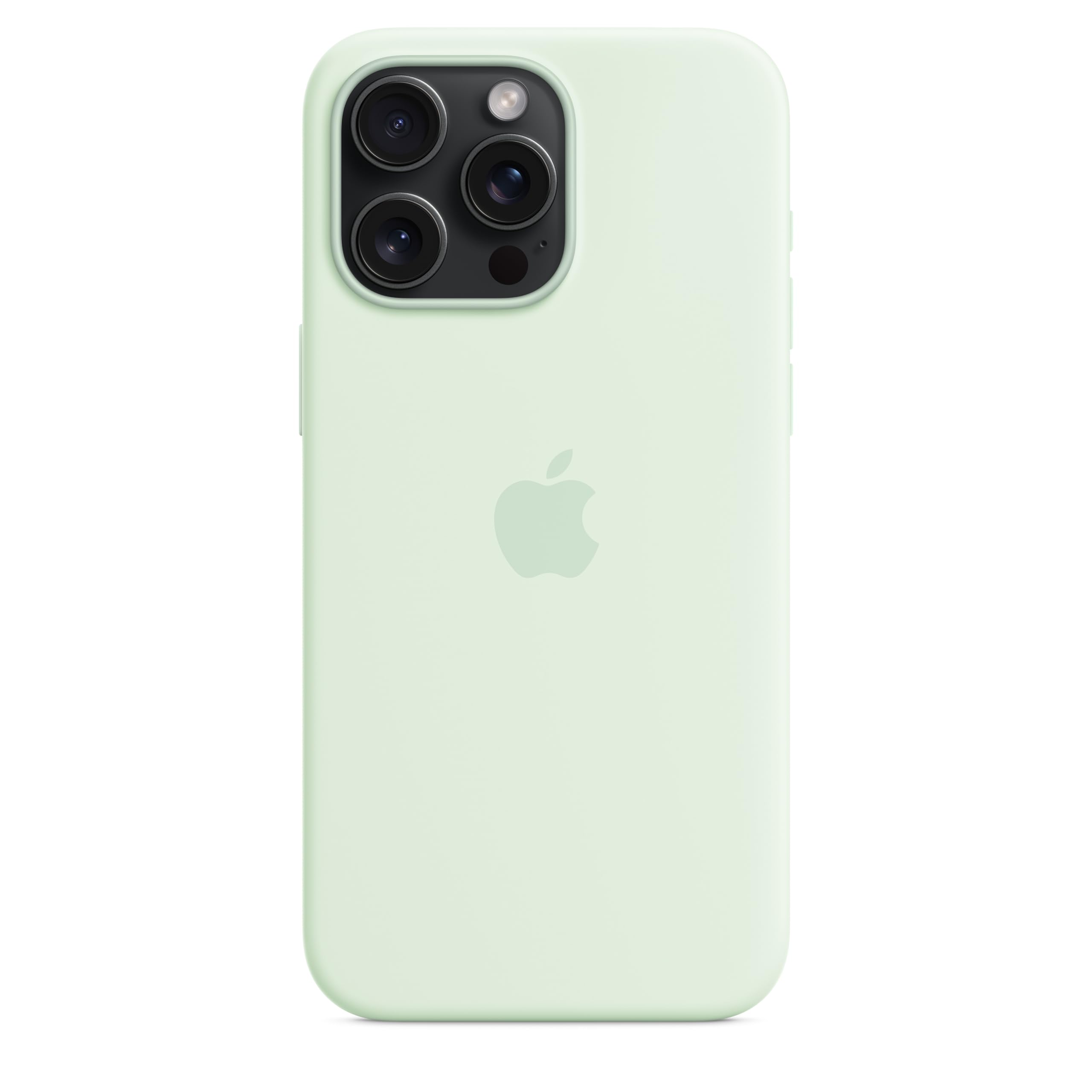 Apple iPhone 15 Pro Max Silikon Case MagSafe Blassmint