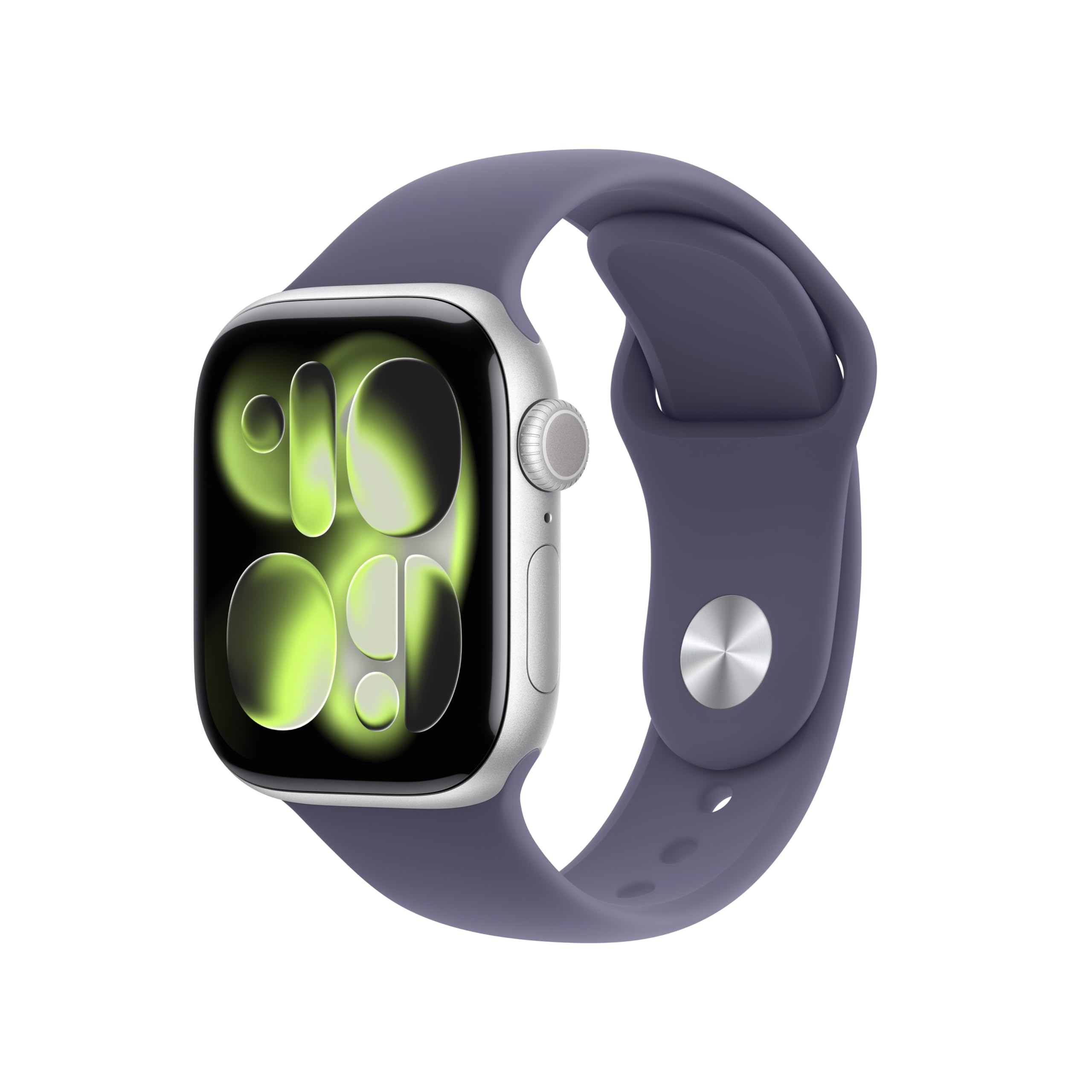 Apple Watch Series 11 Smartwatch 46mm Silber Nebelviolett M/L