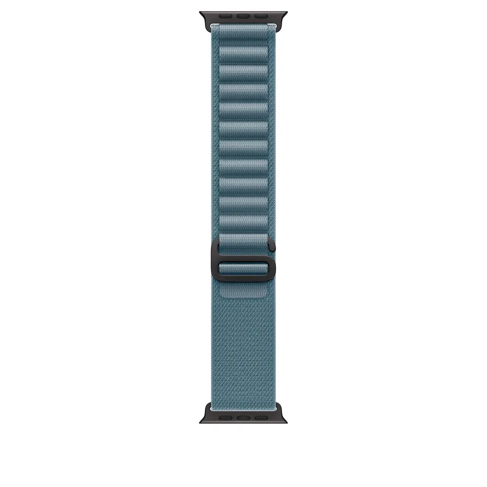 Apple Watch Alpine Loop 49 mm Armband Hellblau M Textil