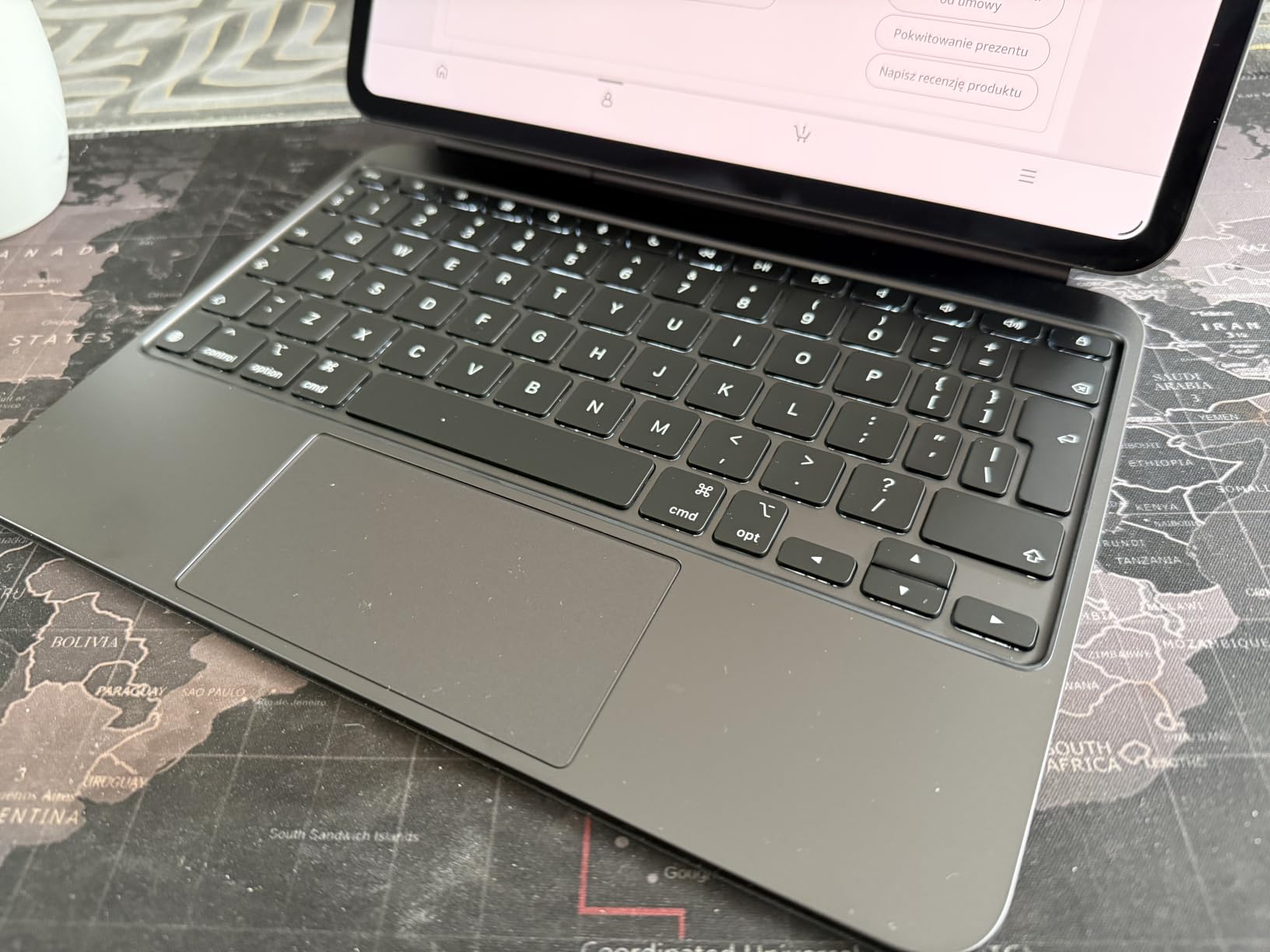 Apple iPad Magic Keyboard Case 11" iPad Pro M4 Tastatur Weiß
