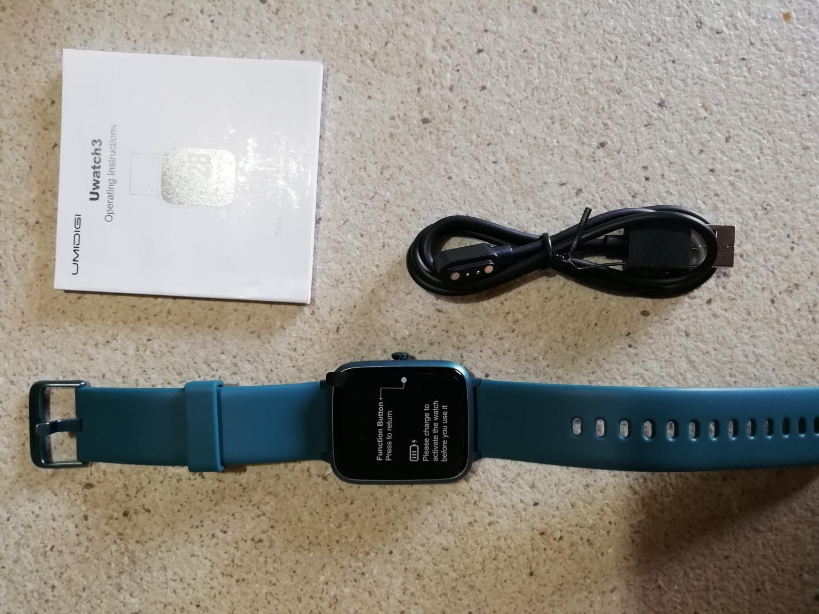 UMIDIGI Uwatch 5S Smartwatch Schwarz 1,7 Zoll 5ATM