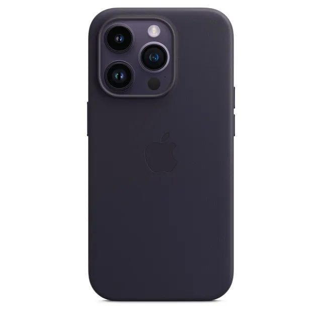 Apple iPhone 14 Pro Leder Hülle MagSafe Tinte