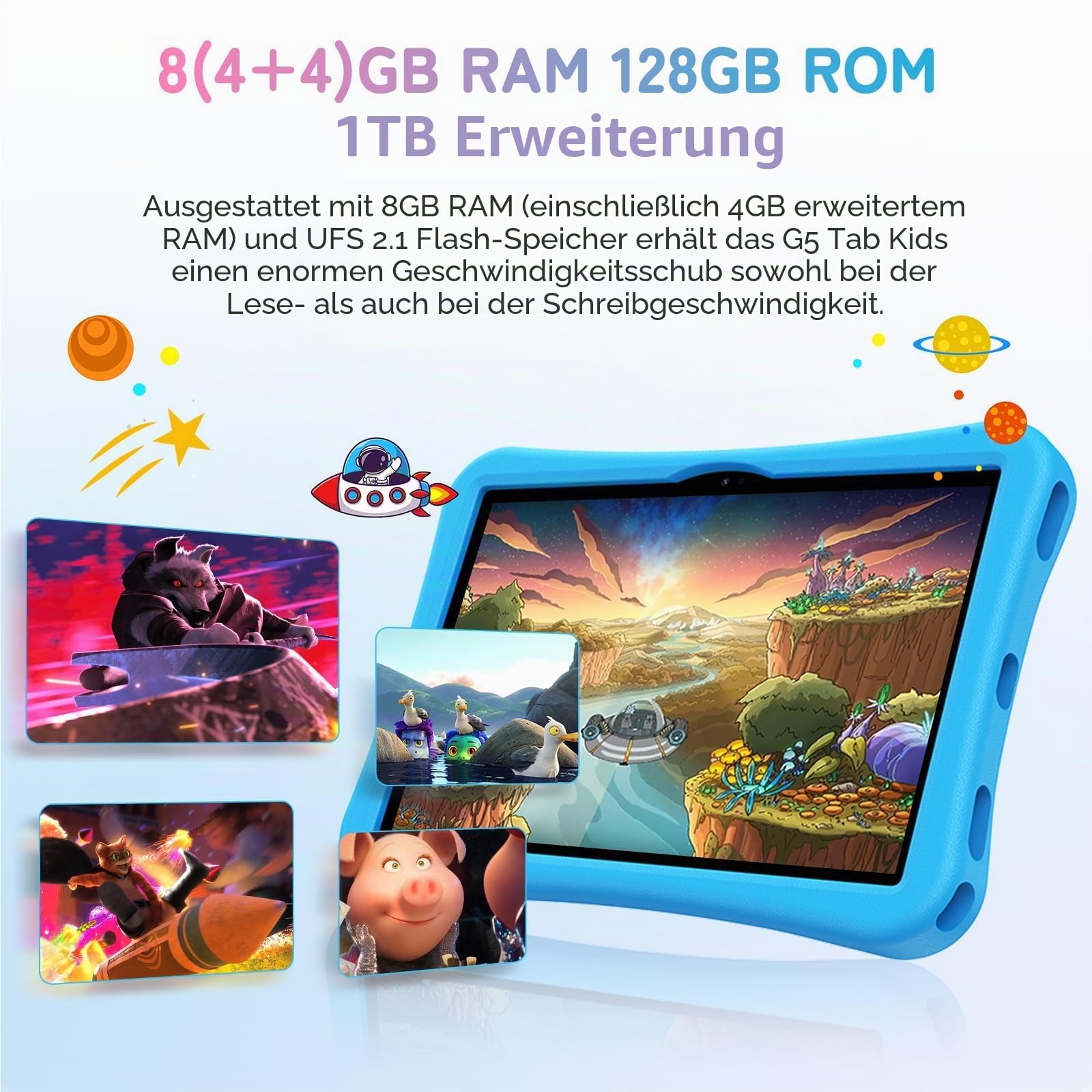 UMIDIGI G5 Tablet 10,1 Zoll Kinder Android 8GB 128GB