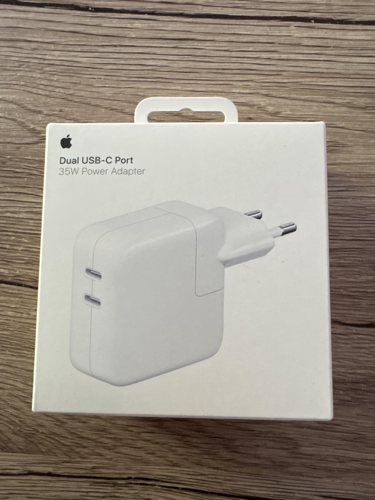 Apple 35W Dual USB-C Port Power Adapter Ladegerät 35W