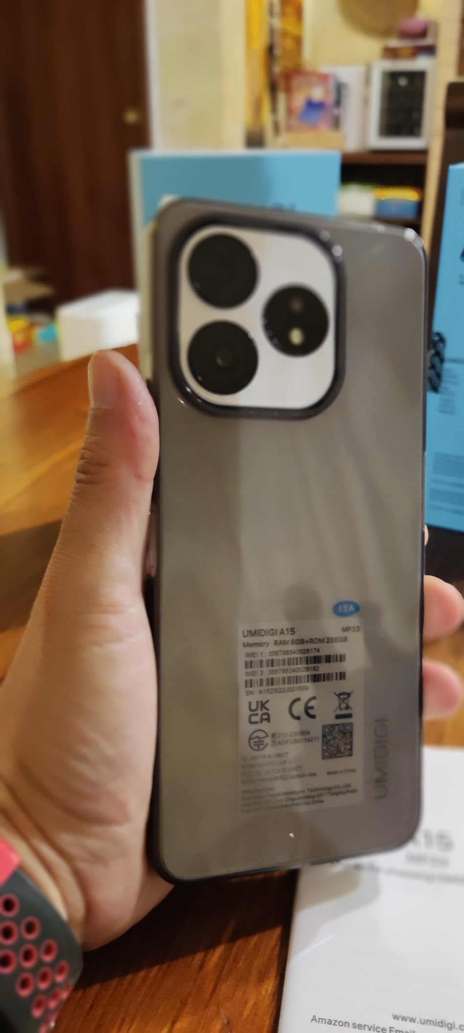 UMIDIGI A15 Smartphone 256GB Schwarz 16GB RAM