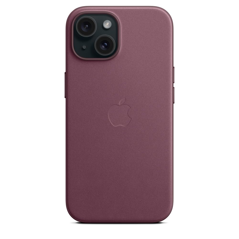 Apple iPhone 15 Feingewebe Case MagSafe Mulberry
