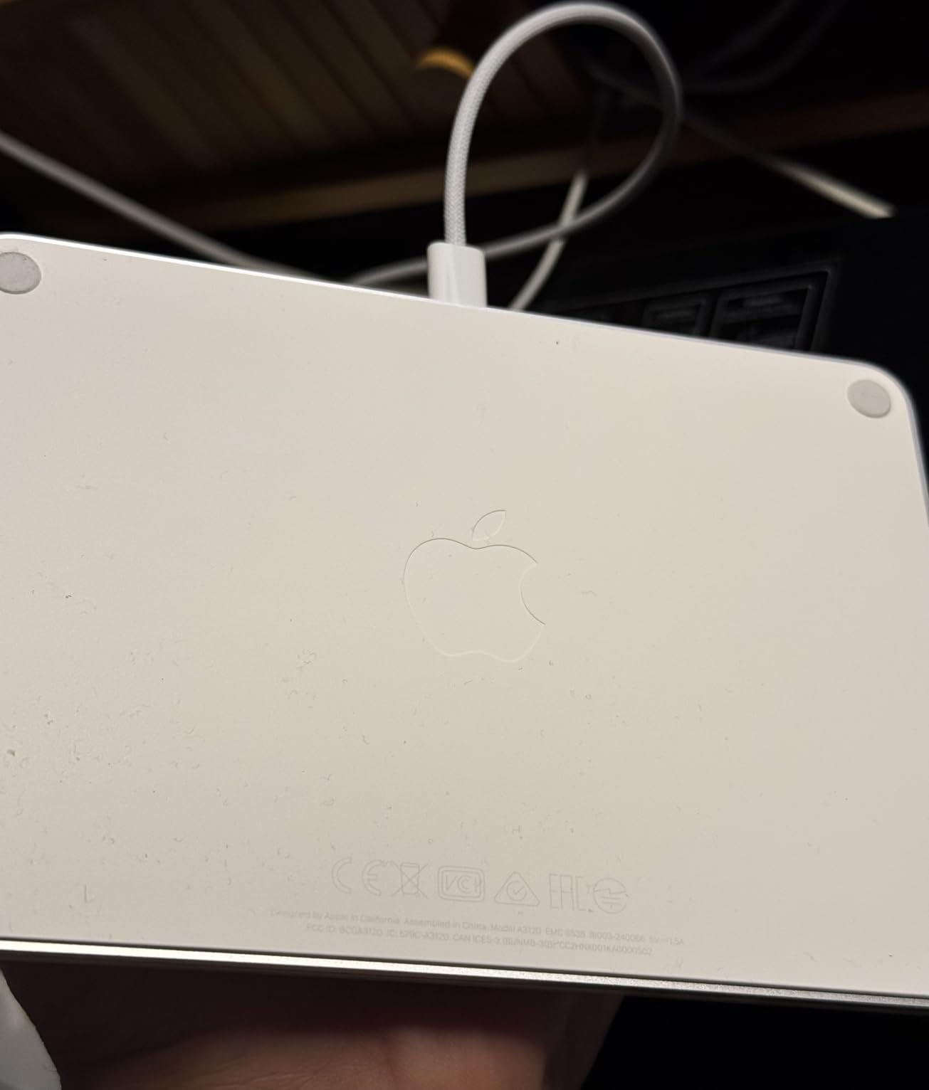 Apple Magic Trackpad Bluetooth Touchpad Schwarz USB-C