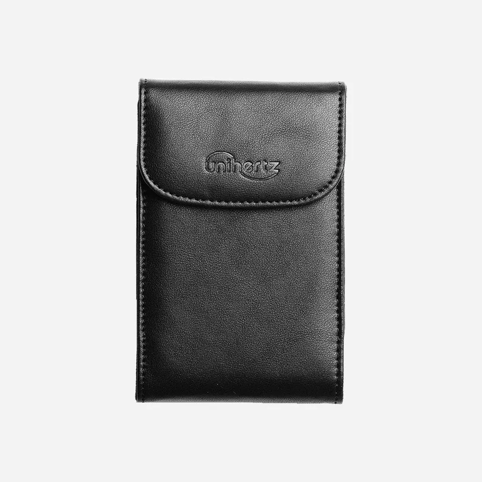 Unihertz Titan 2 Ledertasche Holster mit Gürtelclip Schwarz