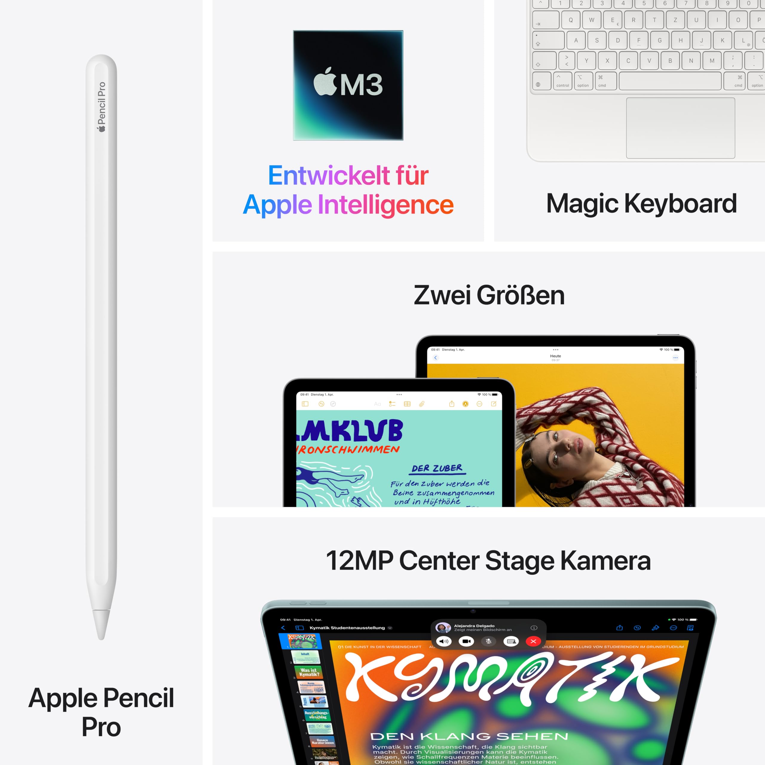 Apple iPad Air 11 M3 Tablet 512GB 5G Violett