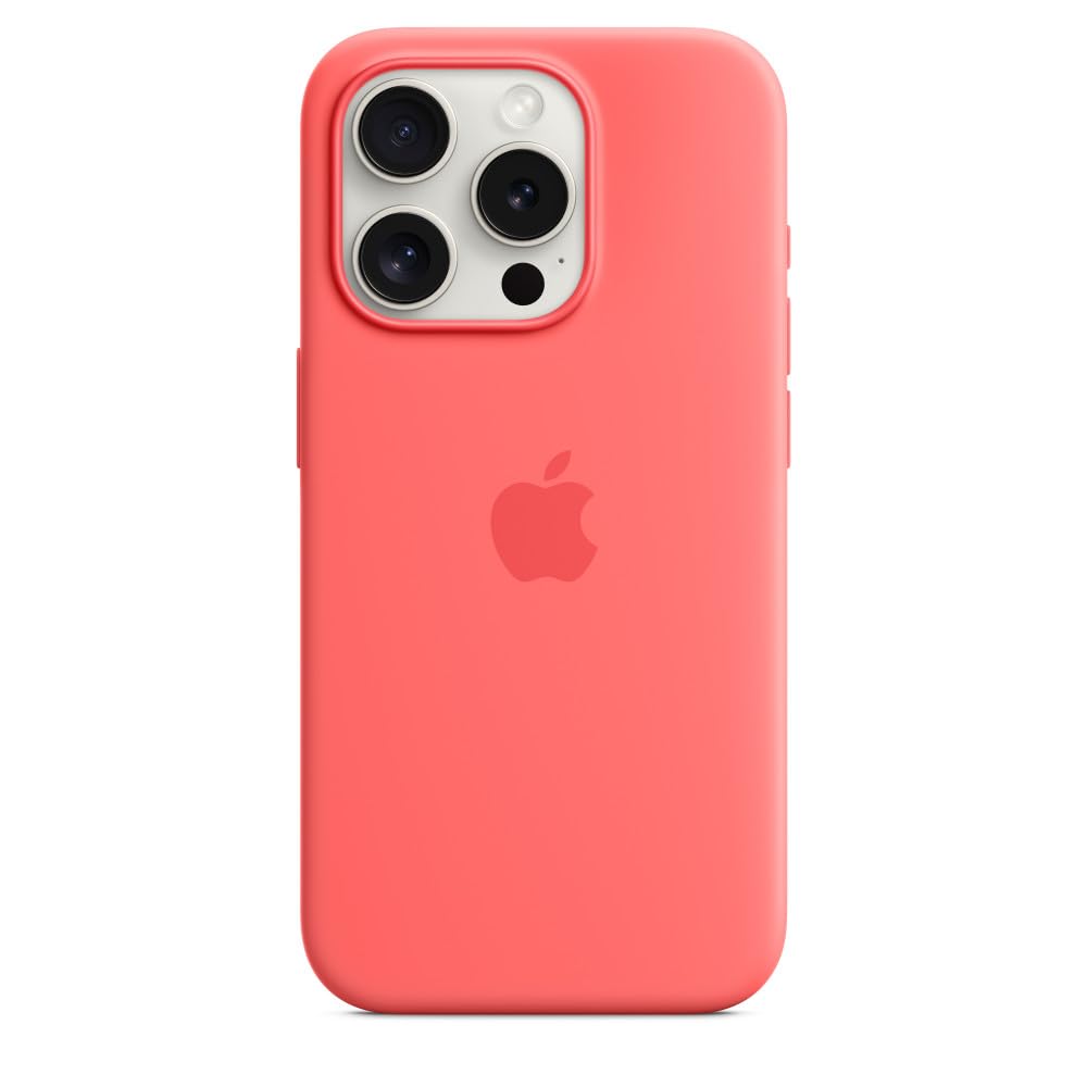 Apple iPhone 15 Pro Silikon Hülle MagSafe Guave