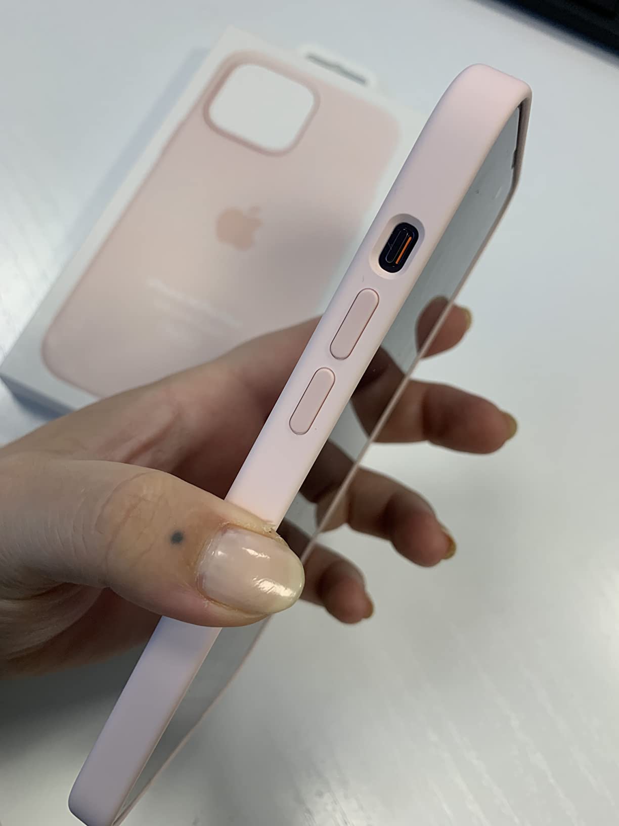 Apple iPhone 14 Pro Max Silikon Hülle mit MagSafe Himmel
