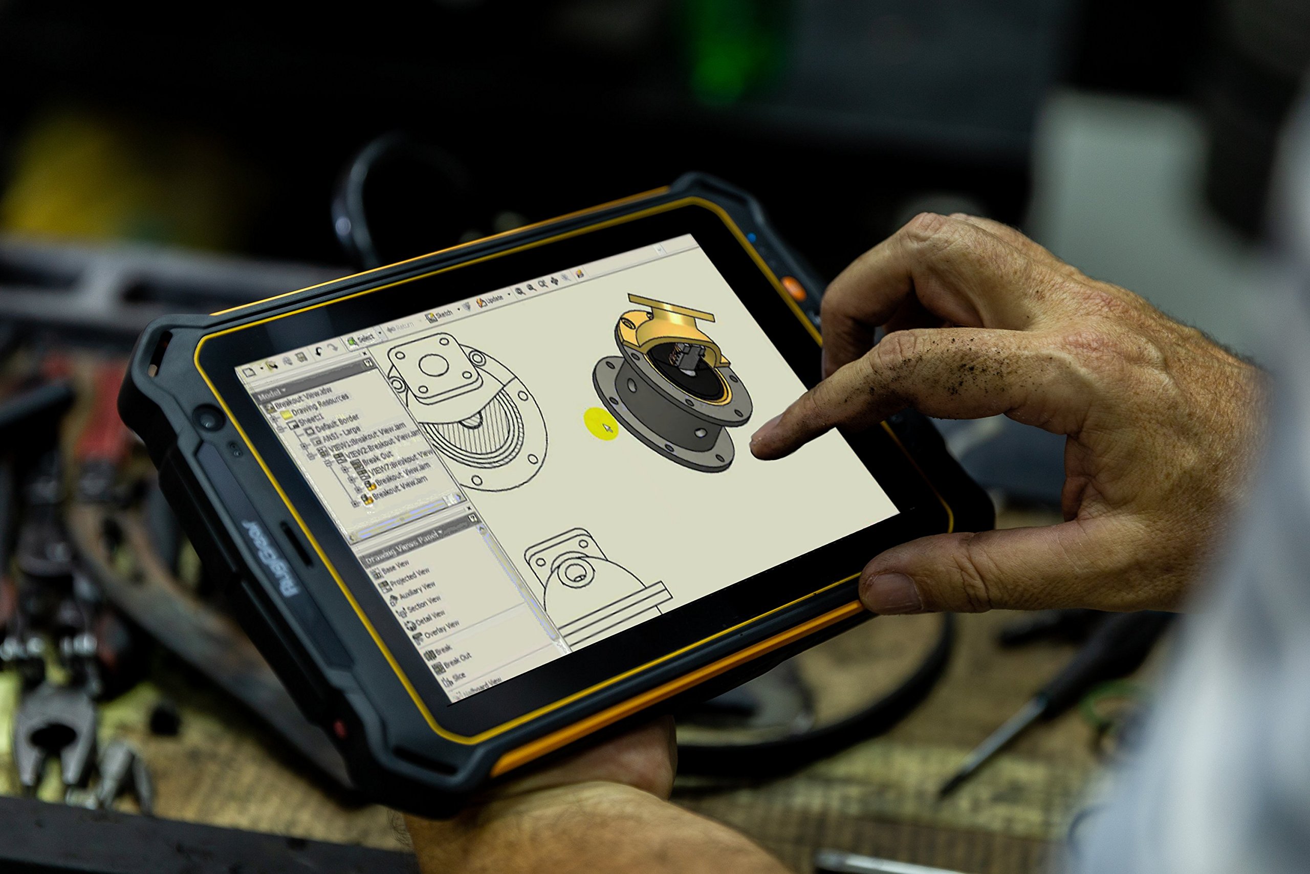 RugGear RG910 Tablet Outdoor IP68 PTT robust