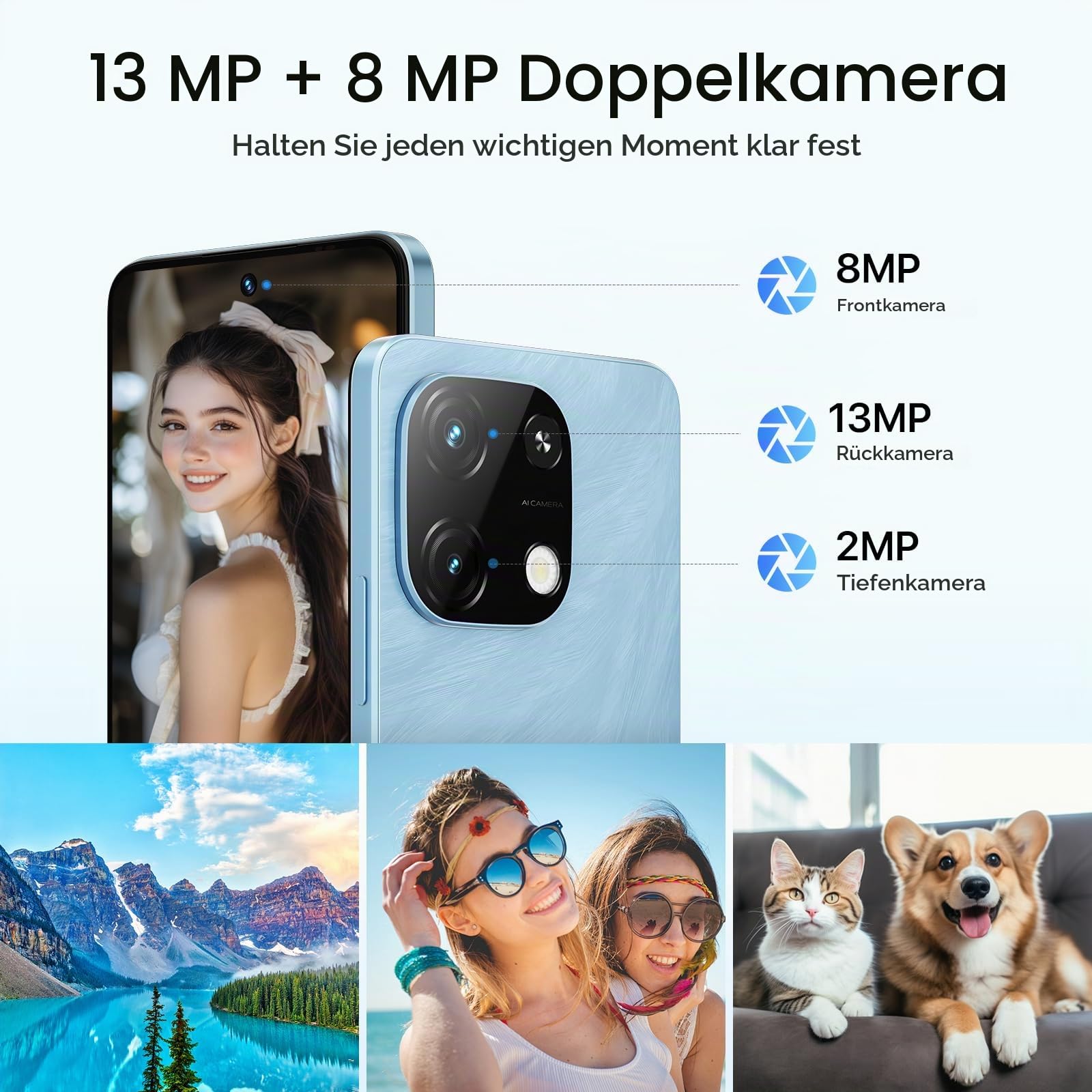 UMIDIGI Note 100A Smartphone 256GB 6,8 Zoll 120Hz