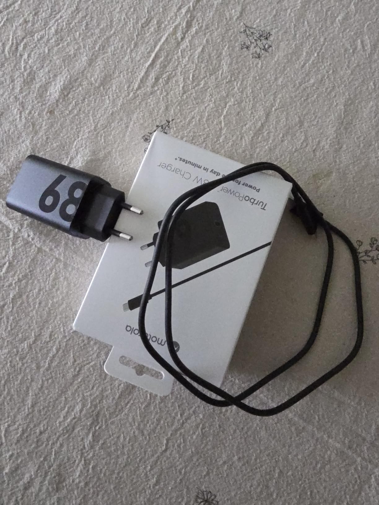 Motorola TurboPower 68W Ladegerät USB-C Schnellladegerät