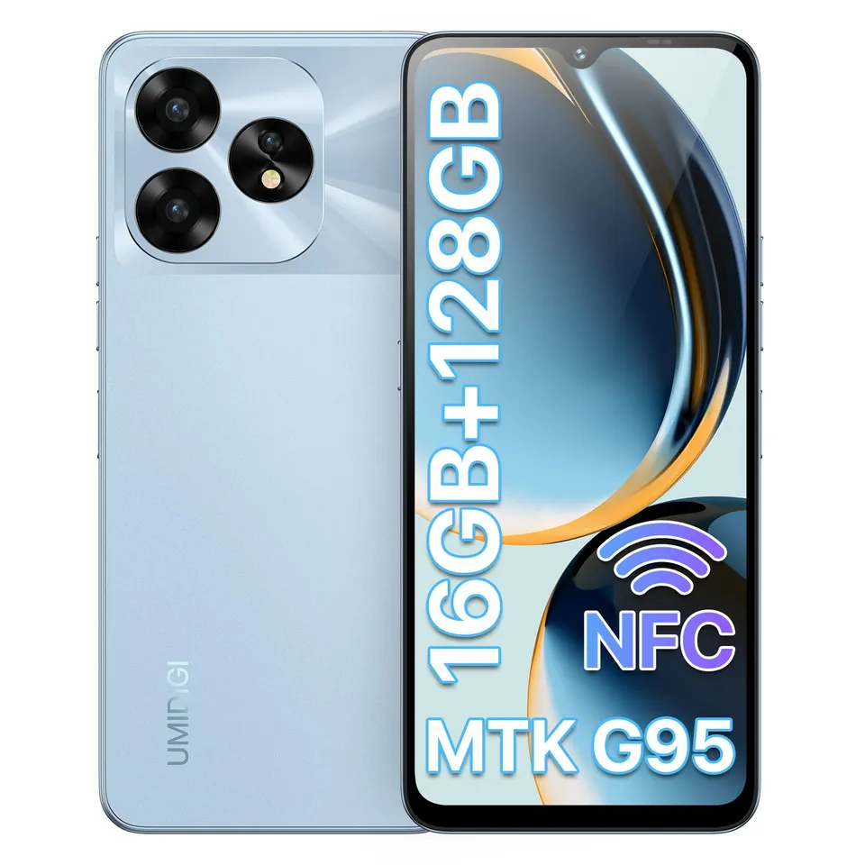UMIDIGI A15T Smartphone 128GB Blau 6,7" NFC